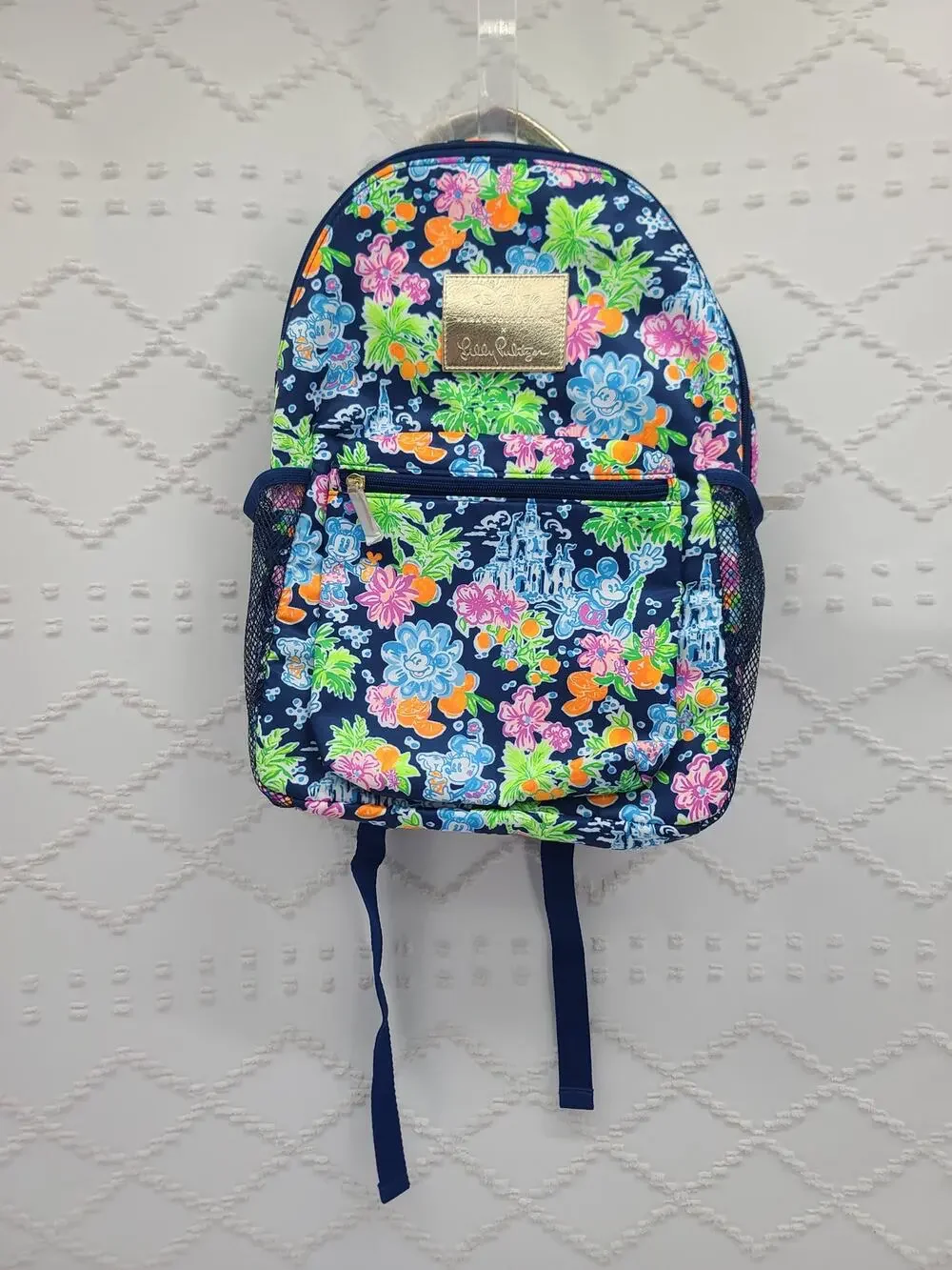 Disney Parks X Lilly Pulitzer Bahia Disney Dreaming back pack resort wear Blue